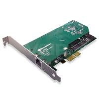 Sanogma A101DE Single Port T1/E1/J1 PCIe Card w/EC HW