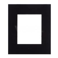 Flush Installation Frame for 1 Module (Black) (Requires 9155014)