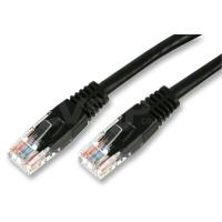 1-metre cat 5 cable in black