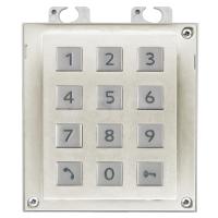 Mechanical Keypad Module for 2N Verso and Access Unit (Brushed Nickel)