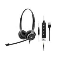 EPOS | Sennheiser IMPACT SC 665 Binaural Wired Headset (USB + 3.5 mm Connectivity)