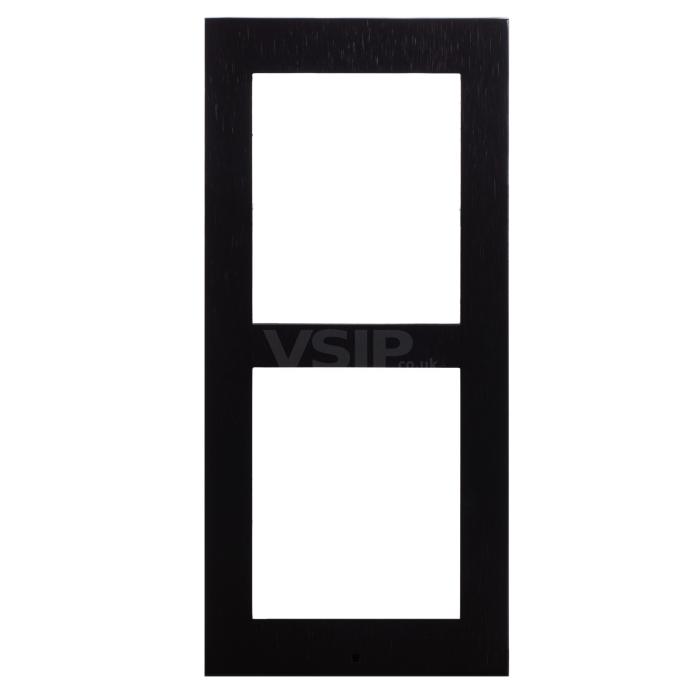 Black Surface Installation Frame for 2 Modules (Recommended with 9155062)