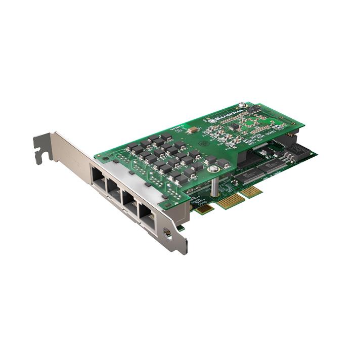 Sangoma A104DE 4 Port T1/E1/J1 PCIe Card w/EC HW